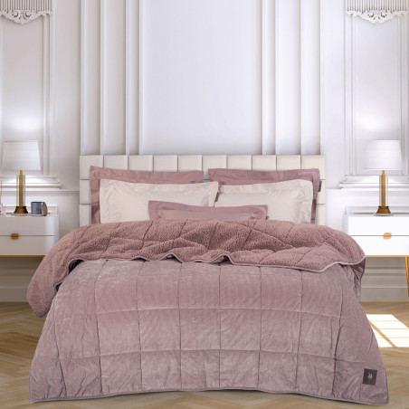 Κουβερτοπάπλωμα Υπέρδιπλο με Γούνα Sherpa Greenwich Polo Club 3479 Nude 220x240