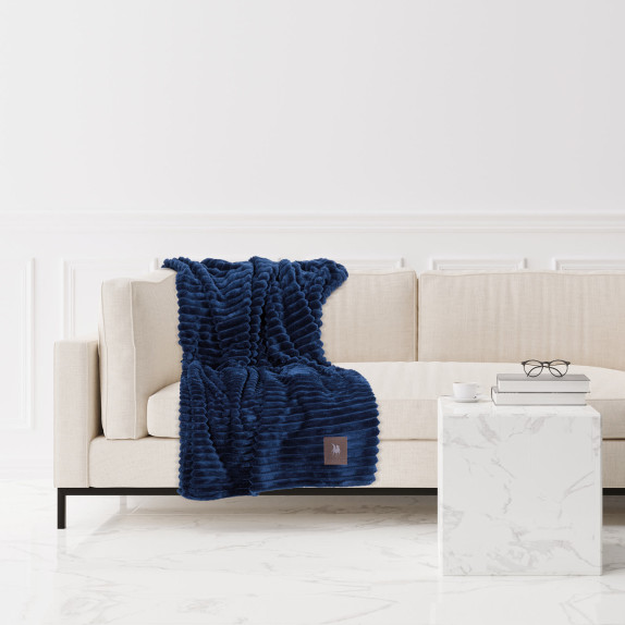 Κουβέρτα Fleece Καναπέ Greenwich Polo Club 3487 Blue 130x170