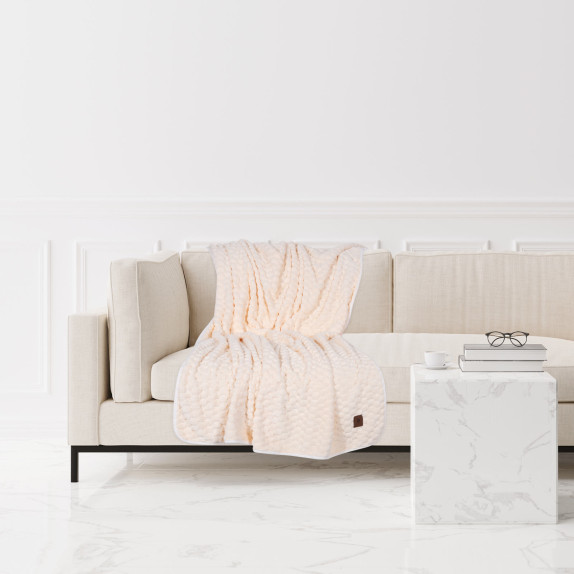 Κουβέρτα Fleece Καναπέ Greenwich Polo Club 8836 Beige...