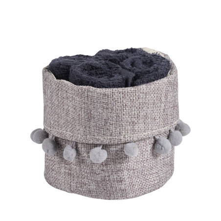 Σετ Λαβέτες 4 Τεμαχίων Das Home 4011 Black 30x30