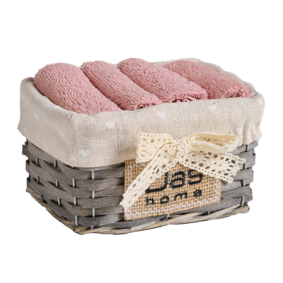 Σετ Λαβέτες 4 Τεμαχίων Das Home 4003 Nude 30x30