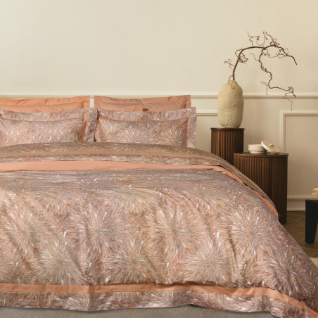 Σετ Σεντόνια Υπέρδιπλα 4 Τεμαχίων Das Home 1689 Teracotta-Grey 240x270