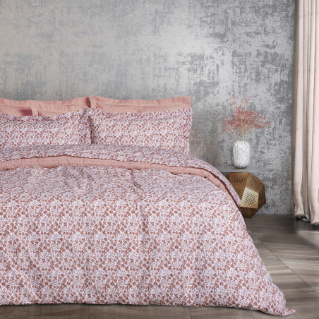 Σετ Σεντόνια Μονά 3 Τεμαχίων Das Home 3003 White-Nude 170x260