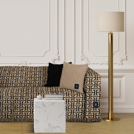 Ριχτάρι Διθέσιου Greenwich Polo Club 3932 Beige-Black 180x250