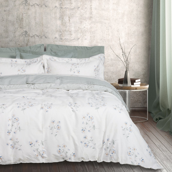 Πάπλωμα Υπέρδιπλο Das Home 1685 Ecru-Green 220x240