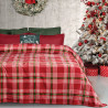 Κουβέρτα Fleece Υπέρδιπλη Das Home 1361 Red-Green 220x240