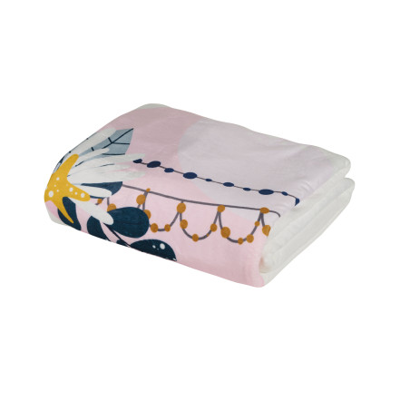 Κουβέρτα Fleece Κούνιας Das Home 4915 Light Blue-Pink-Mint 110x150