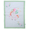 Πάπλωμα Κούνιας Das Baby 4919 Mint-White-Pink 110x150