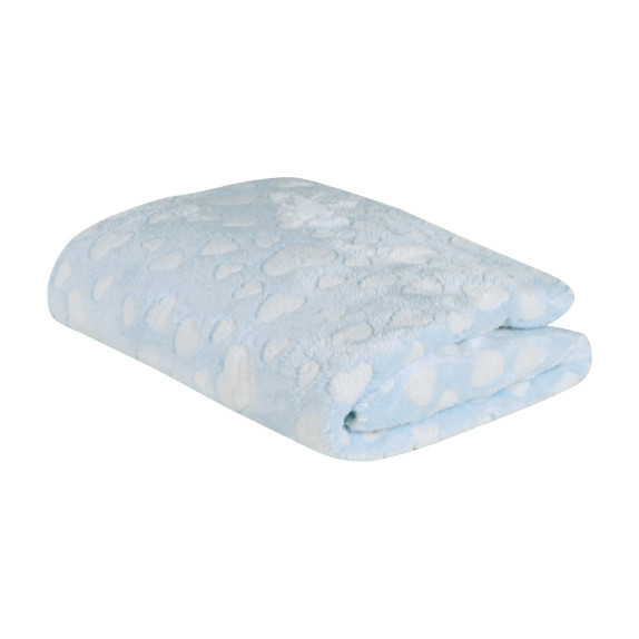 Κουβέρτα Fleece Αγκαλιάς Das Home 4908 Light Blue 75x100