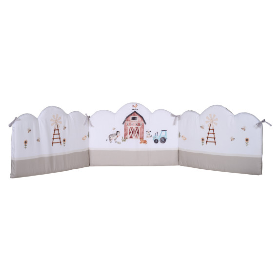 Πάντα Κούνιας Das Home 4916 Grey-White-Taupe 45x195