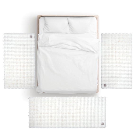 Χαλί Γούνινο Greenwich Polo Club 3111 White 75x200