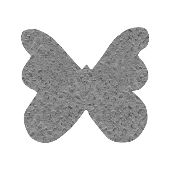 Παιδικό Χαλί Madi Glacial Grey Butterfly 160x160