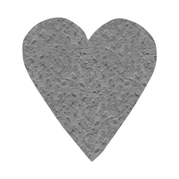 Παιδικό Χαλί Madi Glacial Grey Heart 160x160