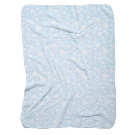Κουβέρτα Fleece Αγκαλιάς Das Home 4908 Light Blue 75x100
