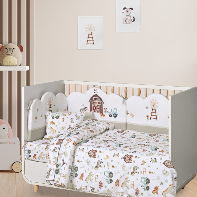 Σετ Σεντόνια Κούνιας 3 Τεμαχίων Das Home 4916...