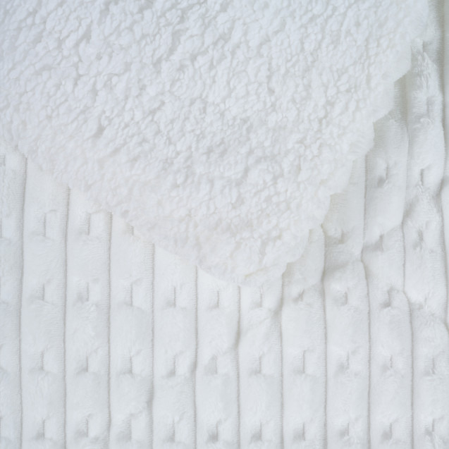 Κουβερτοπάπλωμα Μονό με Γούνα Sherpa Das Home...