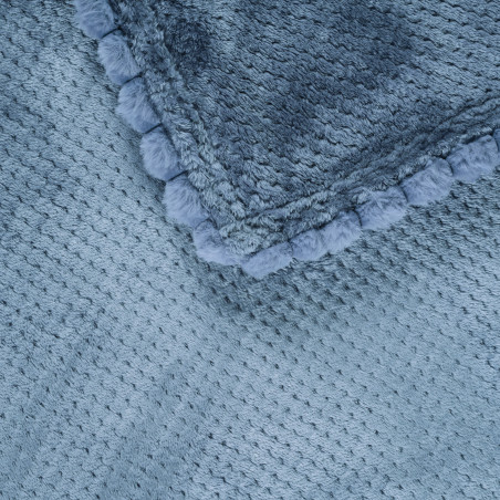 Κουβέρτα Fleece Μονή Das Home 1186 Dusty Blue 160x220