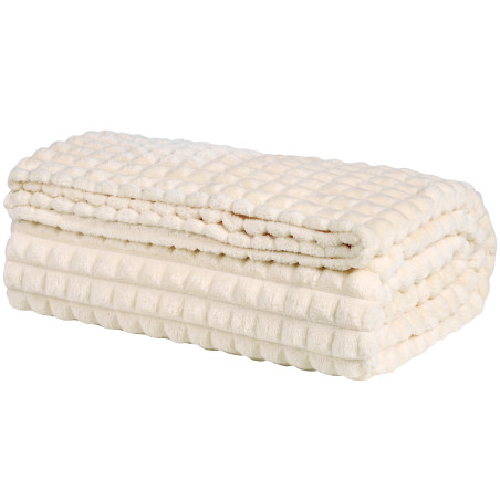 Κουβέρτα Fleece Υπέρδιπλη Das Home 1356 Ivory 220x240