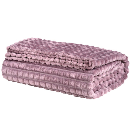 Κουβέρτα Fleece Υπέρδιπλη Das Home 1358 Dusty Purple 220x240