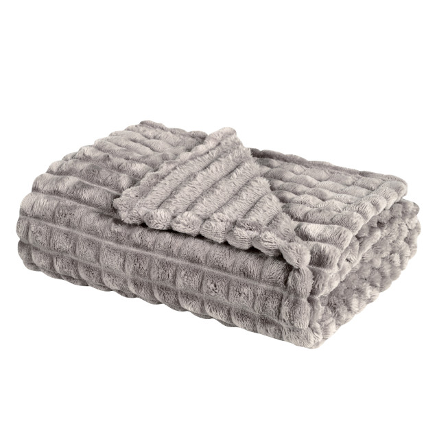Κουβέρτα Fleece Καναπέ Das Home 1359 Grey 130x170