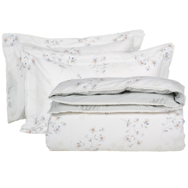 Σετ Παπλωματοθήκη Υπέρδιπλη 3 Τεμαχίων Das Home...