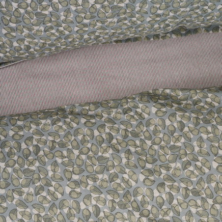 Σετ Παπλωματοθήκη Μονή 2 Τεμαχίων Das Home 3002 Khaki-Beige-Black 160x240