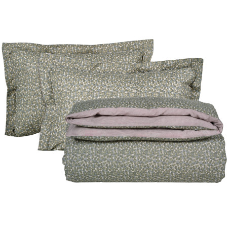 Σετ Παπλωματοθήκη Μονή 2 Τεμαχίων Das Home 3002 Khaki-Beige-Black 160x240