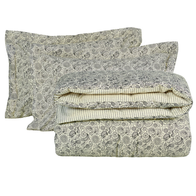 Σετ Παπλωματοθήκη Υπέρδιπλη 3 Τεμαχίων Das Home...