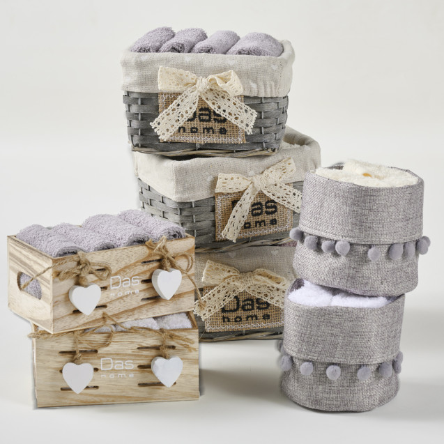 Σετ Λαβέτες 4 Τεμαχίων Das Home 4007 Lilac 30x30