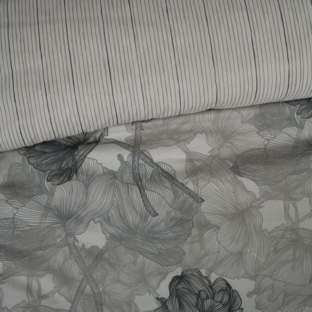 Σετ Σεντόνια Μονά με Λάστιχο 3 Τεμαχίων Das Home 5421 Grey 120x200+35