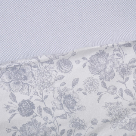 Σετ Σεντόνια Φανελένια Υπέρδιπλα 4 Τεμαχίων Das Home 9636 Grey-Ivory 240x260