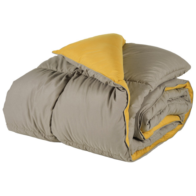 Πάπλωμα Υπέρδιπλο Das Home 9643 Dark Grey-Ochre...