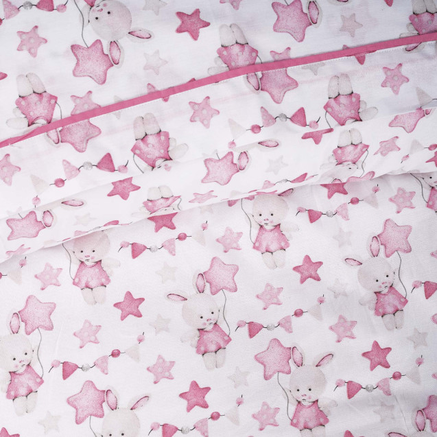 Σετ Σεντόνια Μονά Das Home 4917 White-Pink 170x240