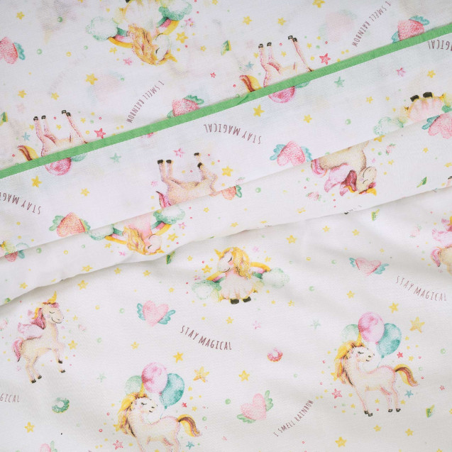 Σετ Σεντόνια Μονά Das Home 4919 White-Pink-Mint...