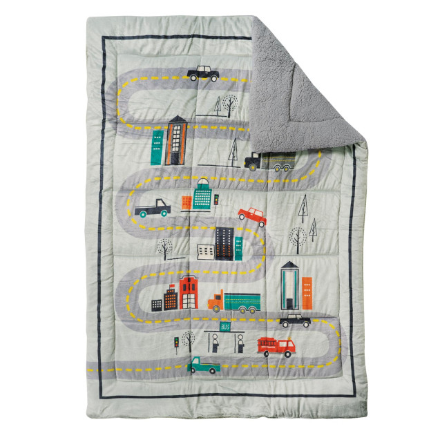 Παιδικό Κουβερτοπάπλωμα με Γούνα Sherpa Μονό...