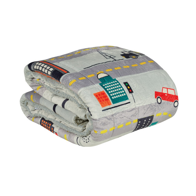 Παιδικό Κουβερτοπάπλωμα με Γούνα Sherpa Μονό...