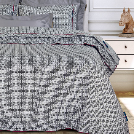 Σετ Σεντόνια Υπέρδιπλα 4 Τεμαχίων Greenwich Polo Club 2213 Grey-Black 240x260