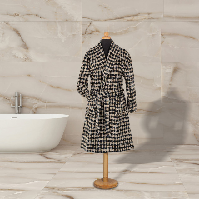 Μπουρνούζι Greenwich Polo Club 3096 Black-Beige...