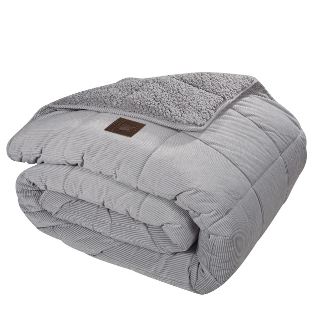 Κουβερτοπάπλωμα Υπέρδιπλο με Γούνα Sherpa...