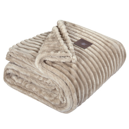 Κουβέρτα Fleece Μονή Greenwich Polo Club 3485 Beige 160x220