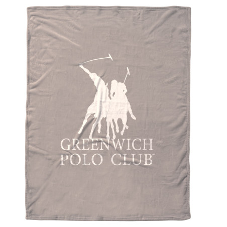 Κουβέρτα Fleece Μονή Greenwich Polo Club 3490 Taupe 160x240