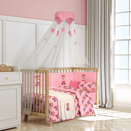 Κουβέρτα Βελουτέ Αγκαλιάς Greenwich Polo 8839 Ivory-Pink 80x110
