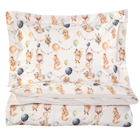 Σετ Παιδική Παπλωματοθήκη Μονή 2 Τεμαχίων Greenwich Polo Club 8850 Beige-Bordeaux-Ochre 160x240