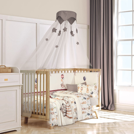 Κουβέρτα Fleece Κούνιας Greenwich Polo Club 8850 Cream-Taupe-Teracotta 110x150