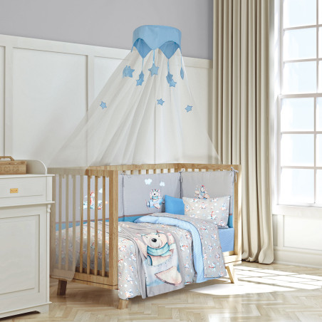 Κουβέρτα Fleece Αγκαλιάς Greenwich Polo Club 8851 Grey-Blue 80x110