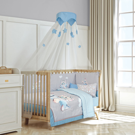 Πάπλωμα Κούνιας Greenwich Polo Club 8851 Beige-Blue-Grey 110x150