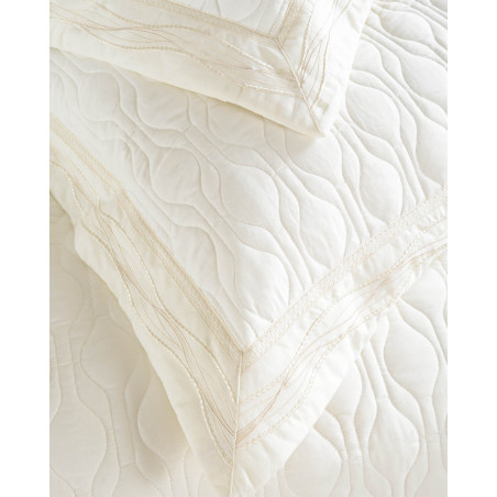 Σετ Κουβερλί και Σεντόνια Υπέρδιπλα 7 Τεμαχίων Rythmos Ερυνν Λευκο 240x260