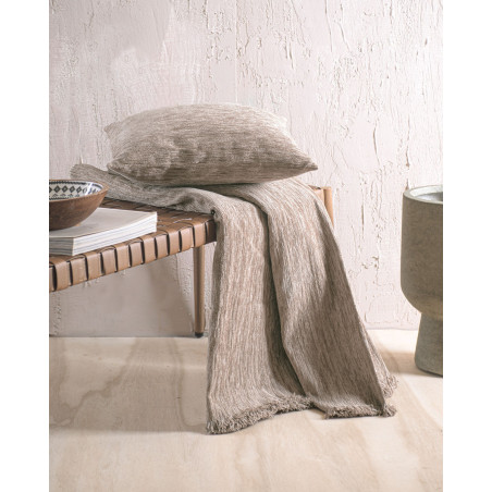 Μαξιλαροθήκη Διακόσμησης Rythmos Planet Μπεζ 40x40