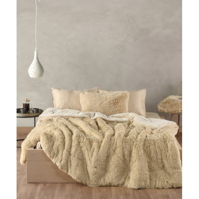 Κουβερτοπάπλωμα με Γούνα Ημίδιπλο Kentia Calore...