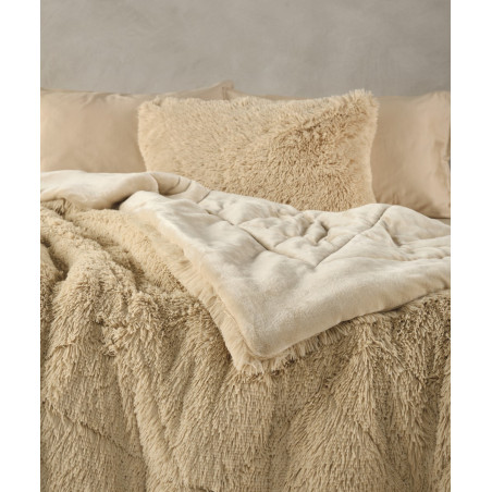 Κουβερτοπάπλωμα Μονό με Γούνα Kentia Calore 12 160x220